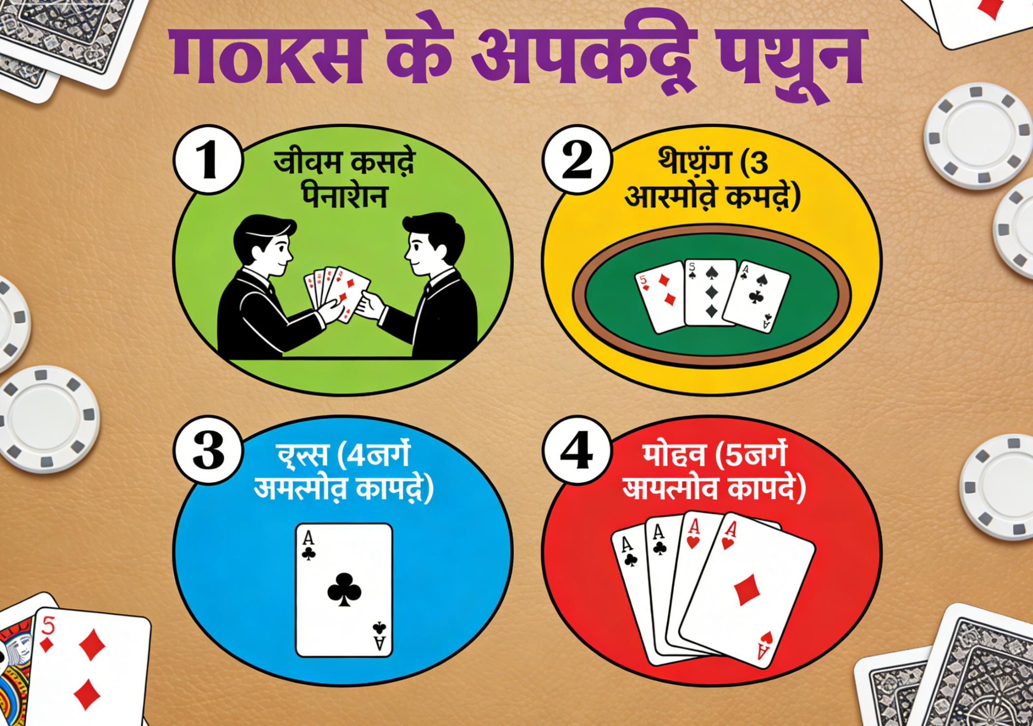 शुरुआती लोगों के लिए पोकर के नियम